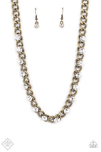 Load image into Gallery viewer, PAPARAZZI Major Moxie - Brass NECKLACE
