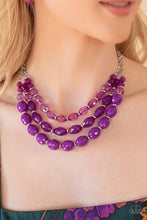 Load image into Gallery viewer, PAPARAZZI Tropical Hideaway - Purple NECKLACES
