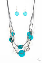 Load image into Gallery viewer, PAPARAZZI Barefoot Beaches - Blue NECKLACES
