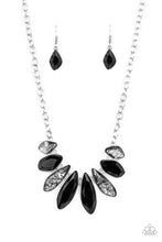Load image into Gallery viewer, PAPARAZZI Crystallized Couture - Black NECKLACES
