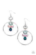 Load image into Gallery viewer, PAPARAZZI Geometric Glam - Blue EARRINGS
