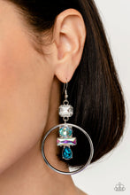 Load image into Gallery viewer, PAPARAZZI Geometric Glam - Blue EARRINGS
