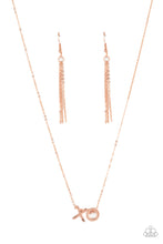 Load image into Gallery viewer, PAPARAZZI Hugs and Kisses - Copper NECKLACES
