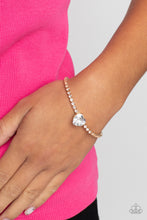 Load image into Gallery viewer, PAPARAZZI Bedazzled Beauty - Gold BRACELET
