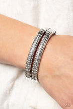 Load image into Gallery viewer, PAPARAZZI STACKED Up - White BRACELET
