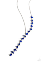 Load image into Gallery viewer, PAPARAZZI Diagonal Daydream - Blue NECKLACES
