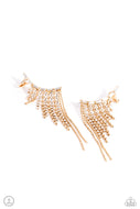 PAPARAZZI Tapered Tease - Gold EAR CRAWLERS