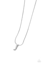 Load image into Gallery viewer, PAPARAZZI Seize the Initial - Silver - J - NECKLACES
