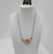 PAPARAZZI SHINY COPPER LOP OIL SPILL NECKLACE